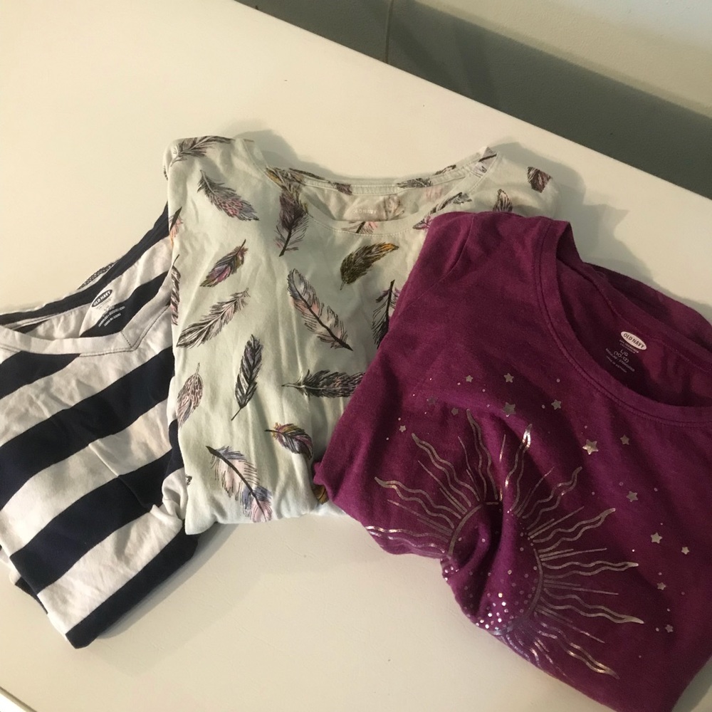 Girls size 10/12 long sleeve shirt bundle